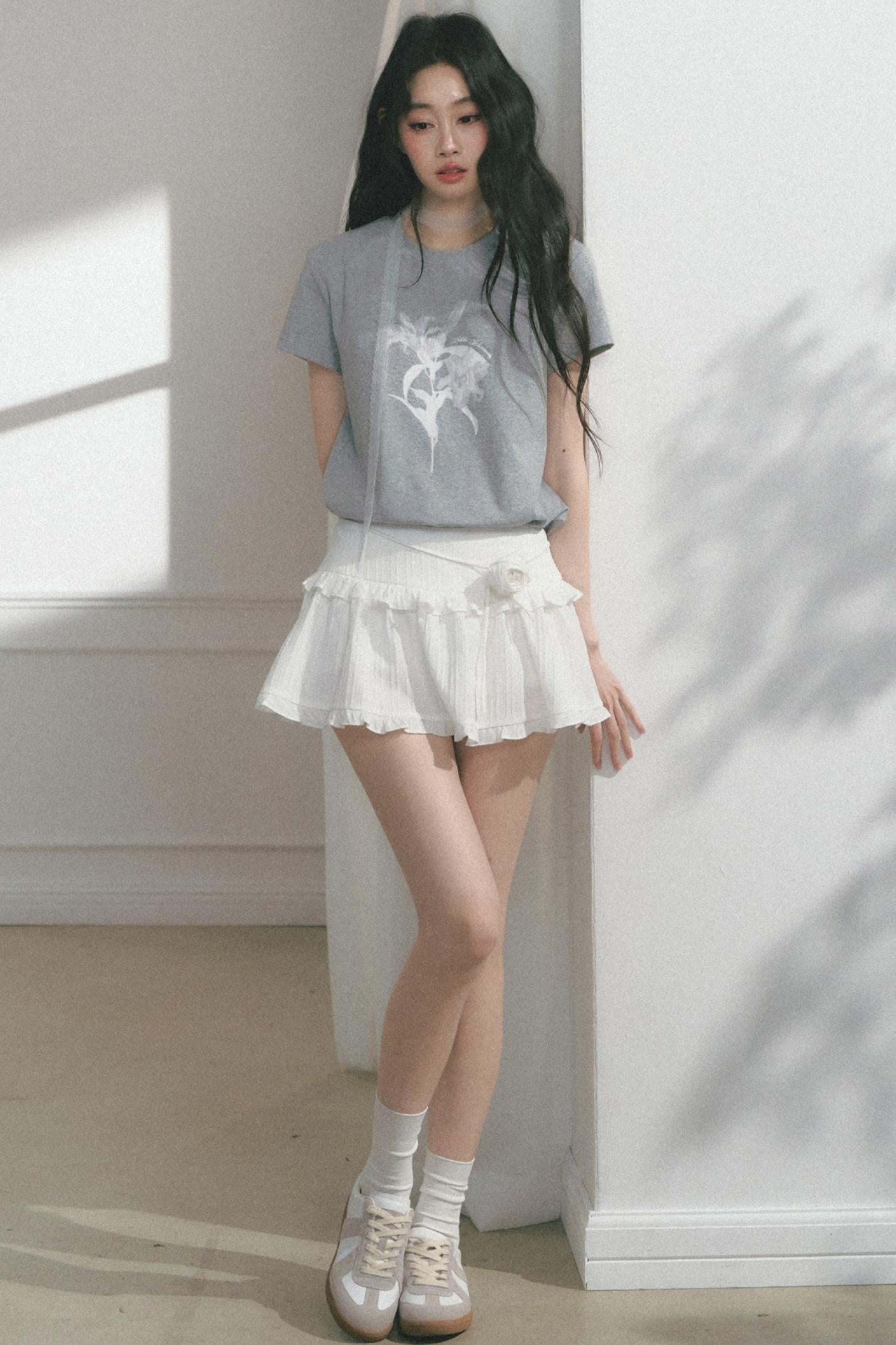 Floral Print Summer Short Sleeve Top