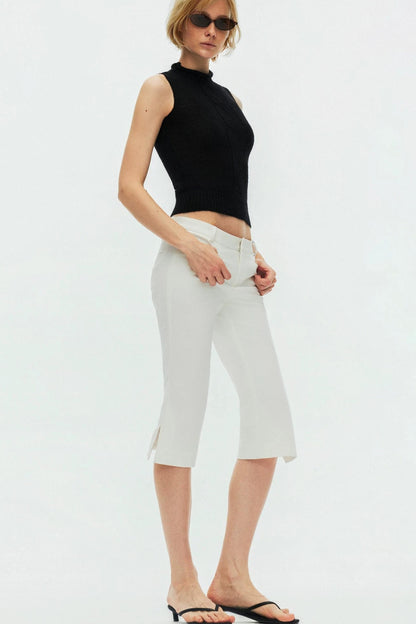 Multi-Color Mohair Knitted Vest