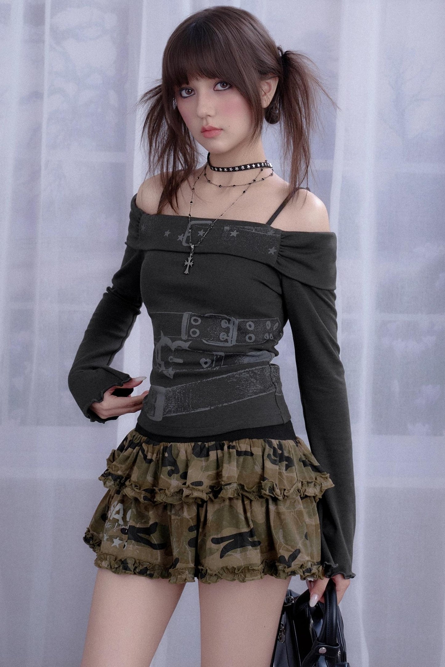 Sweetheart Camouflage Skirt
