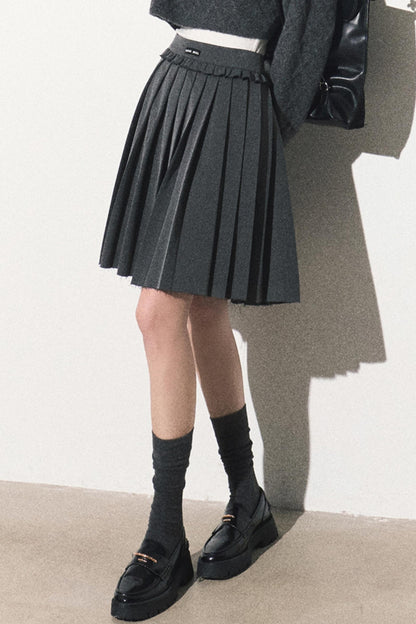 Tree Shape Pleated Winter Skirt