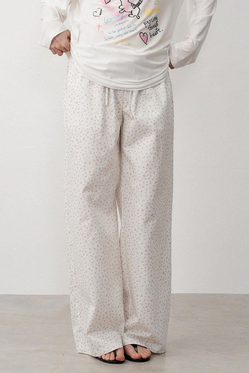 Childlike Floral Two Piece Outfit Set-Up