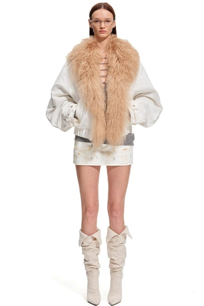 Polar Denim Twill Skirt