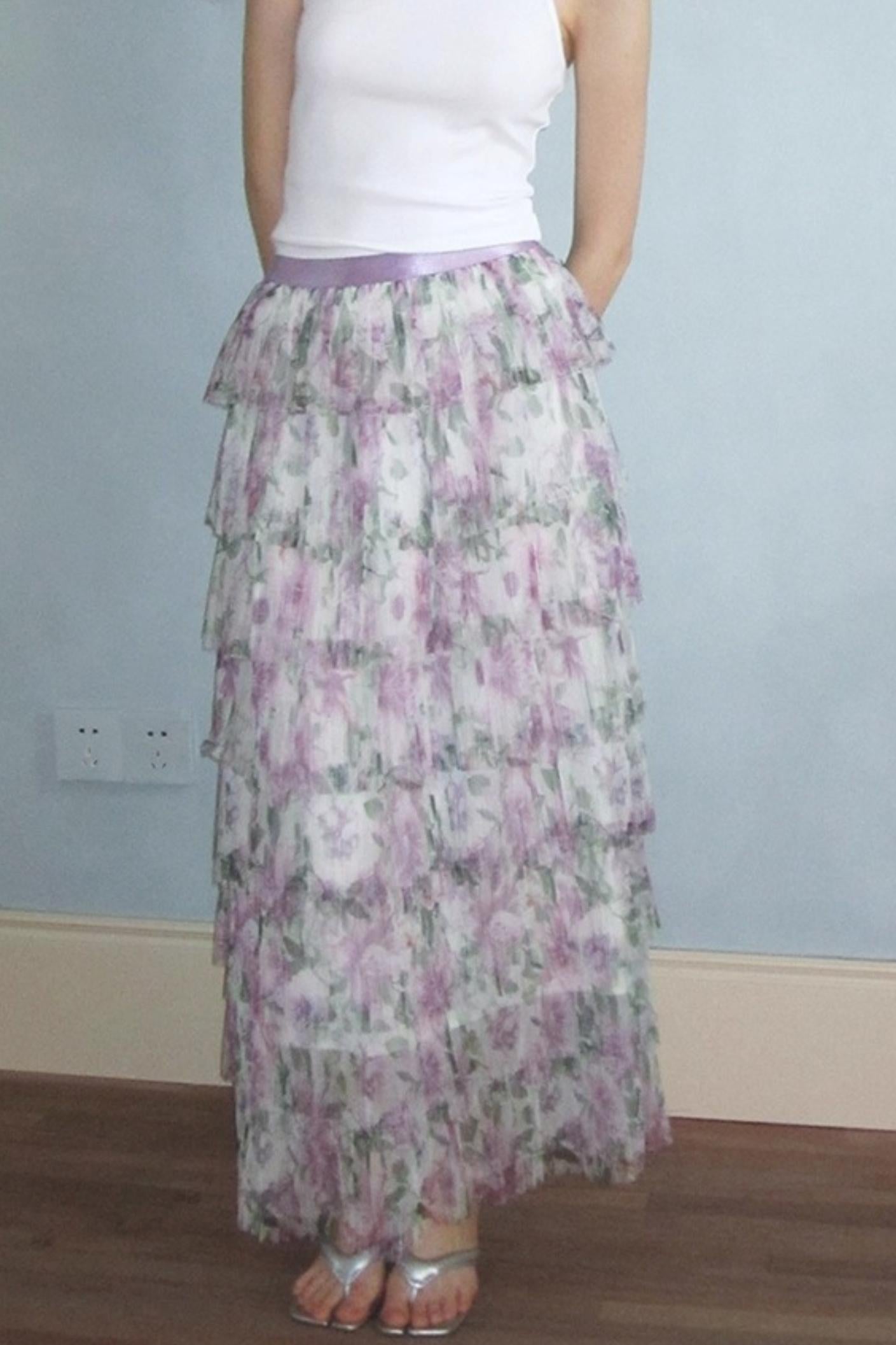 Tatasi Floral Romance Skirt