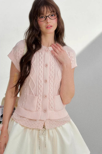 Knitted Korean Two-Piece Sweater