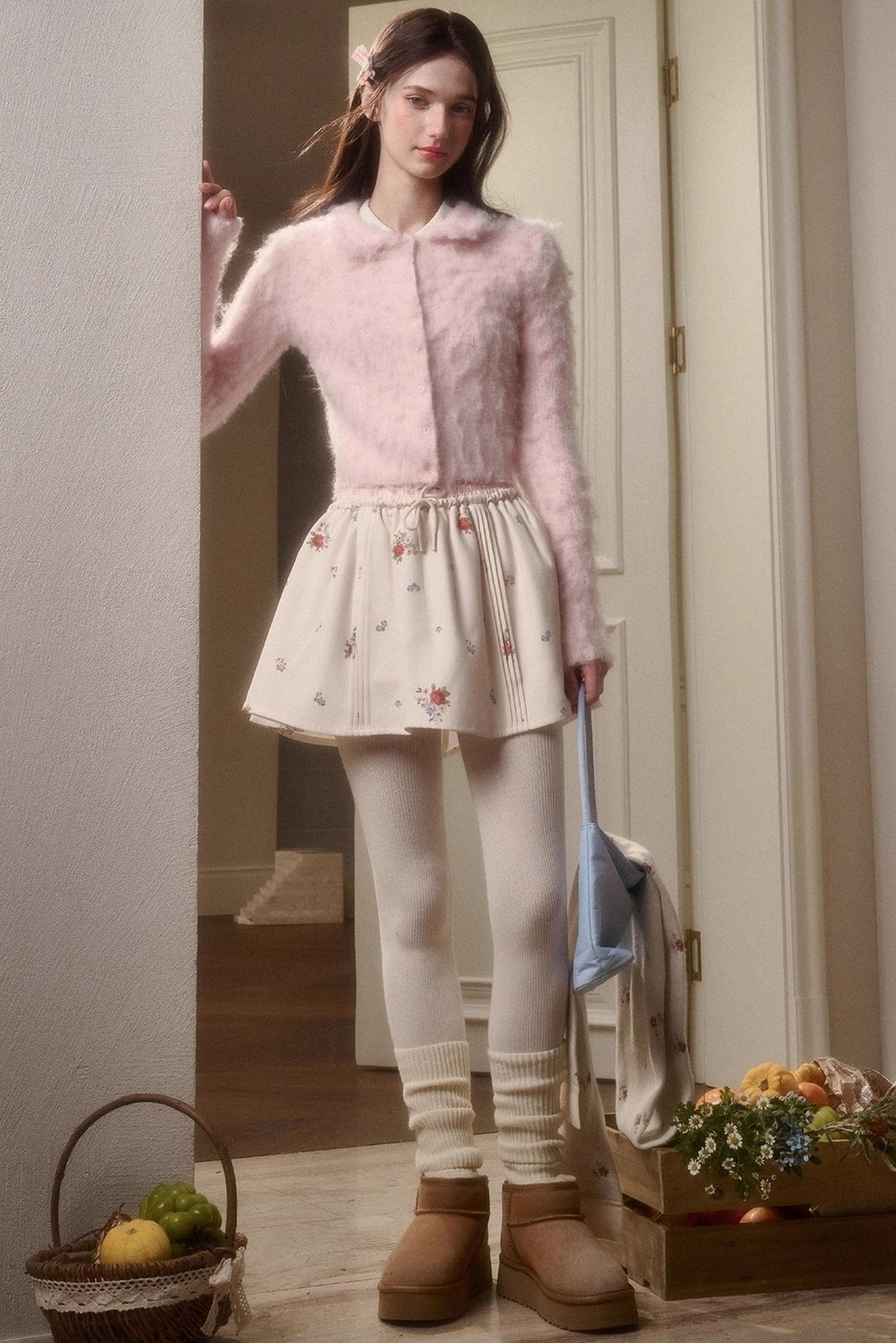 Organic Cotton Layered Skirt