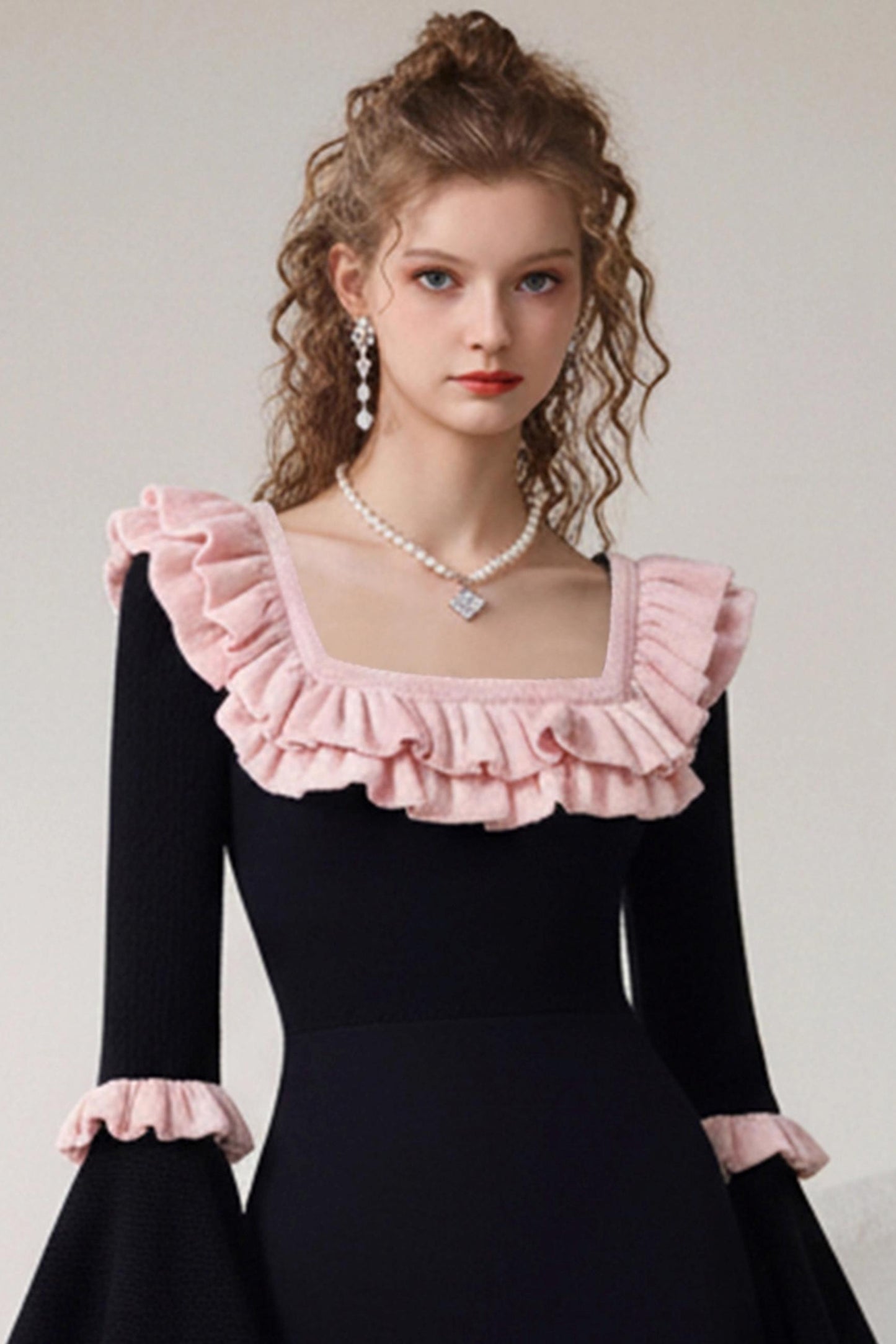 Autumn Flared Waist Dress