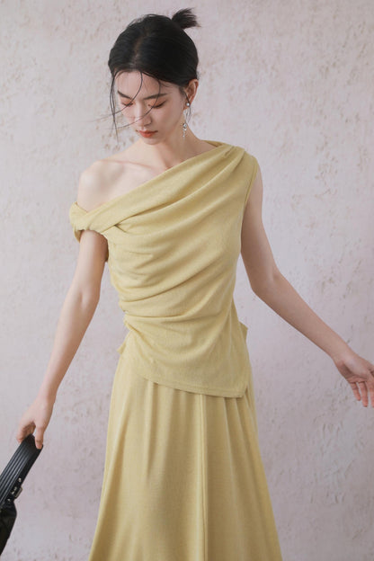 Lemon Luxe Swing Knit Set