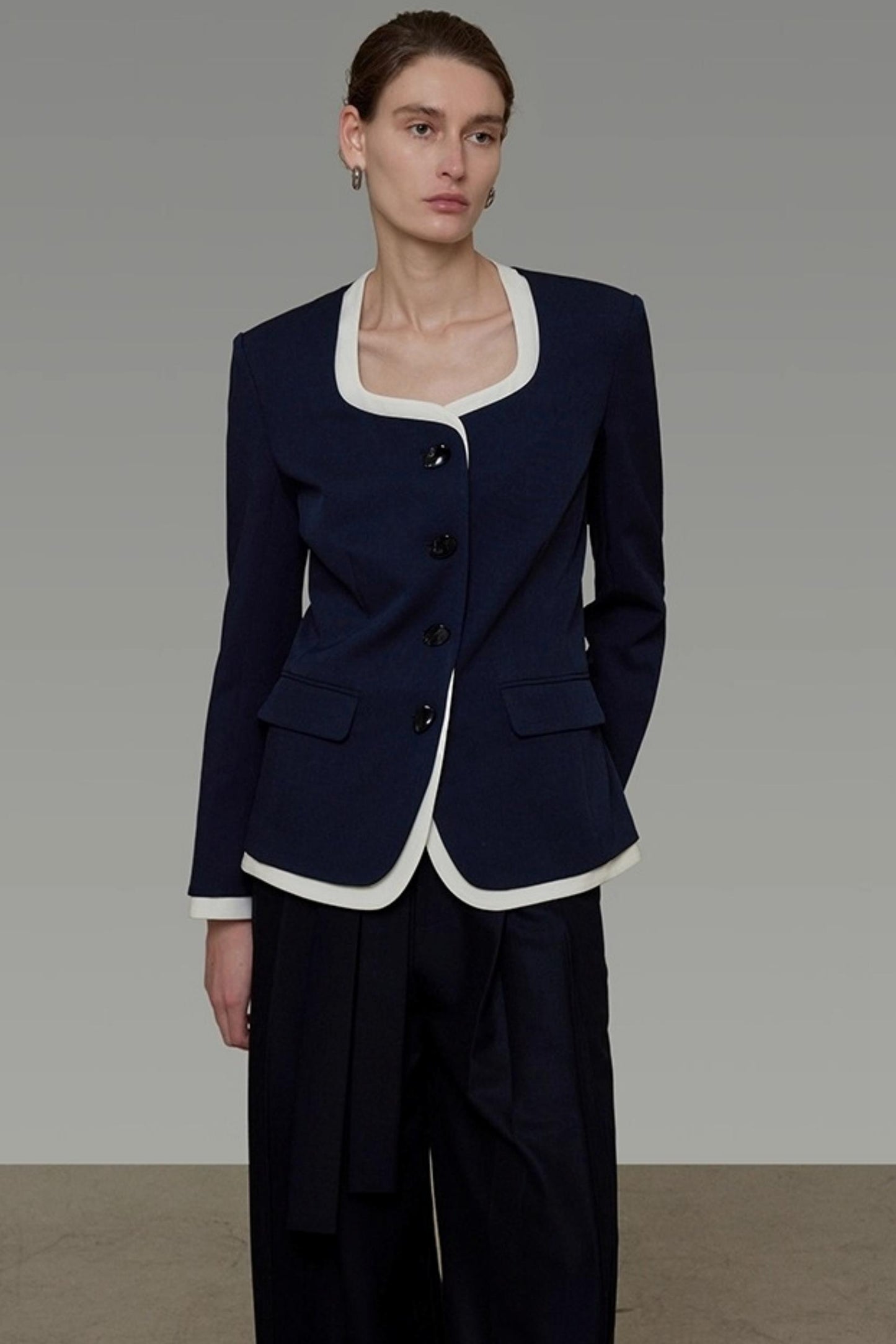 Chic Square Neck Waist Top