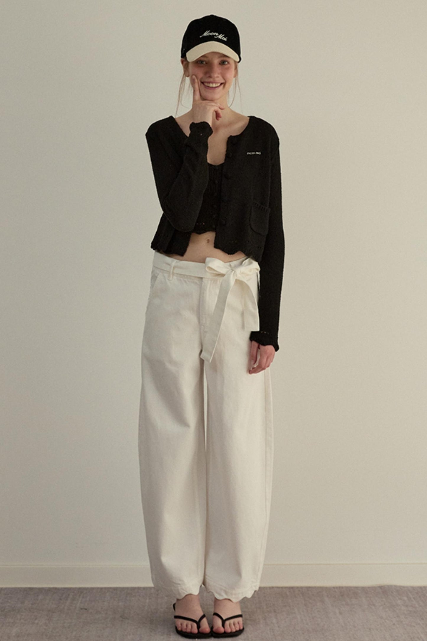 Sunlit Tencel Peplum Pants