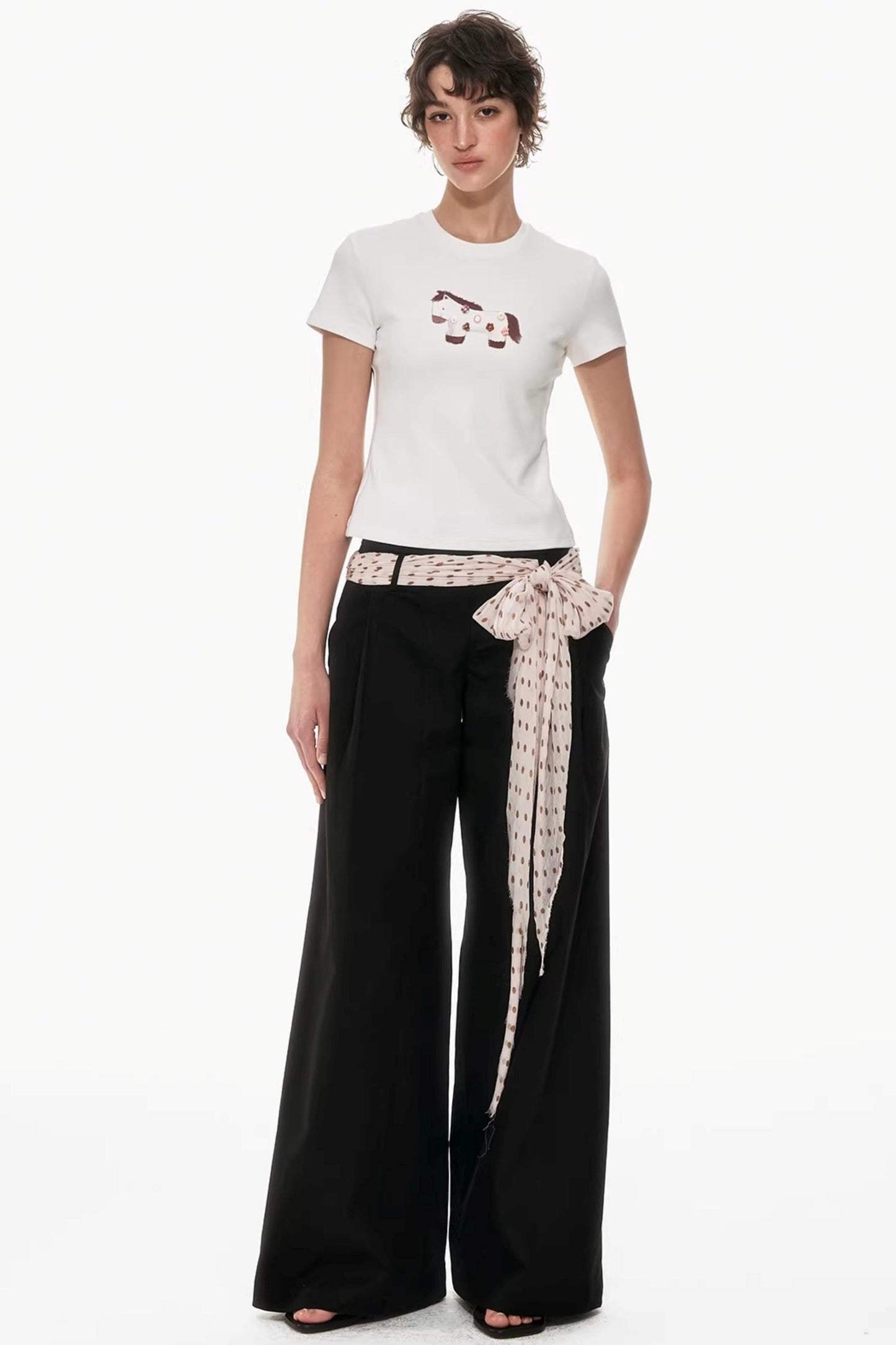Playful Pony Print Top