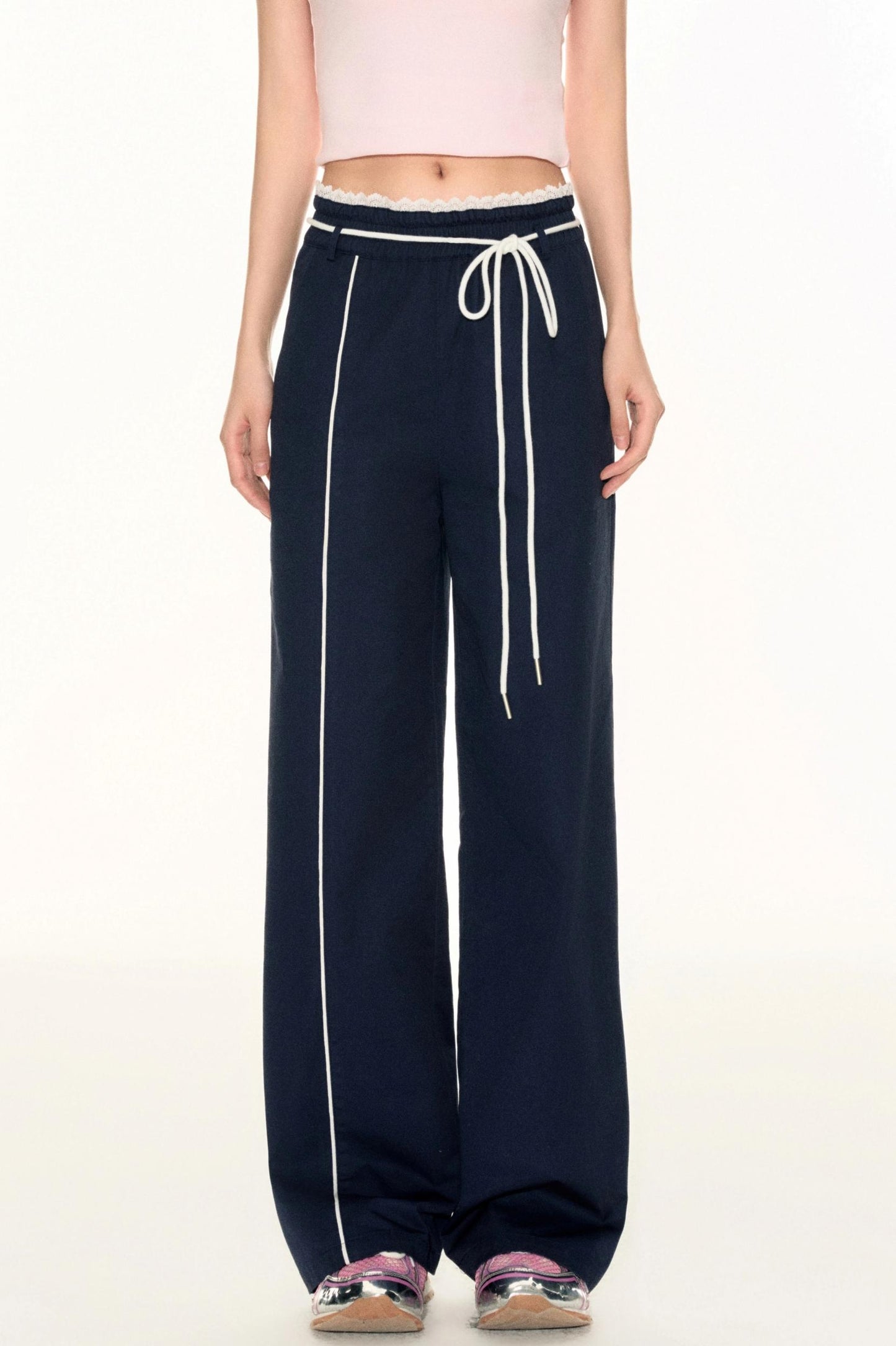 Strappy Blue Plaid Jacket Set-Up