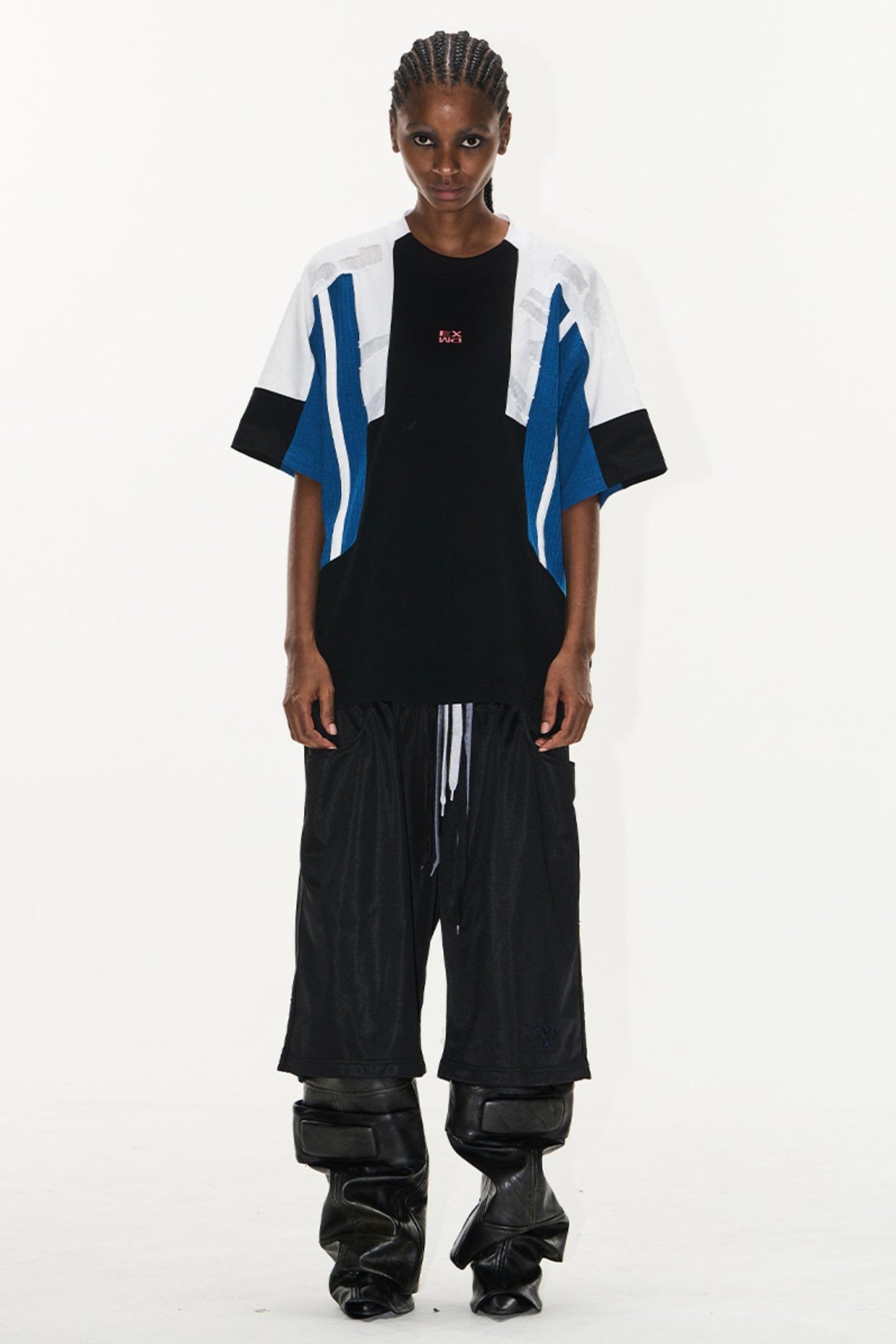 Colorblock Embroidered Tee