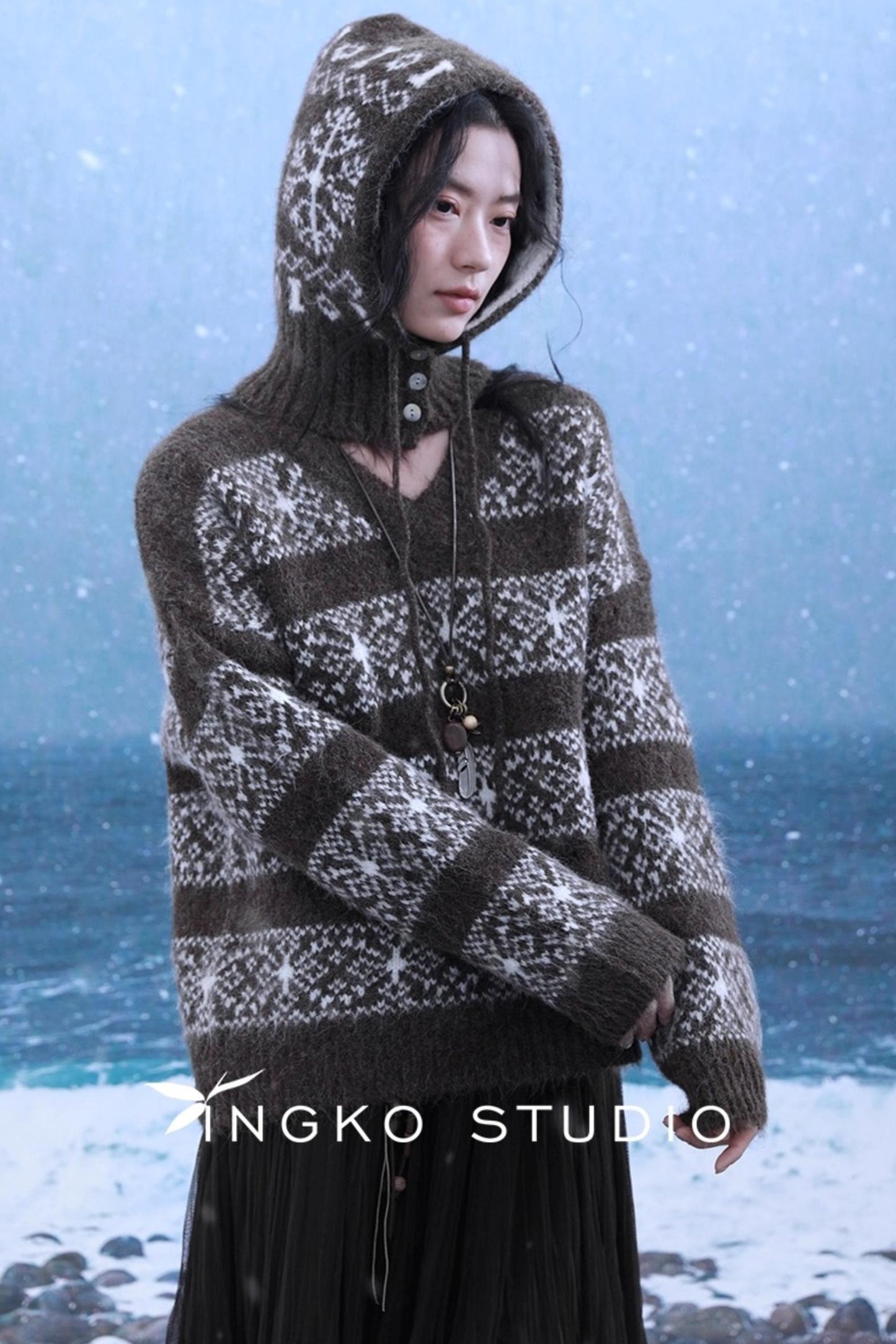 Fair Isle Latte Sweater