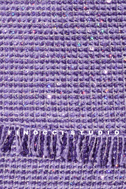 Iridescent Galaxy Tweed Rock