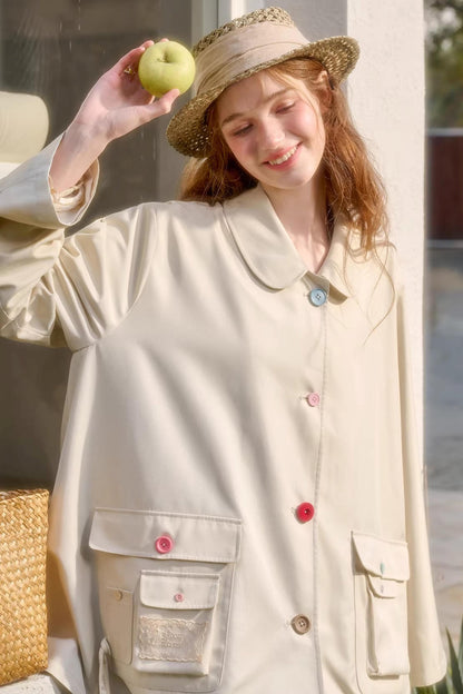 Button Collector Trench Coat