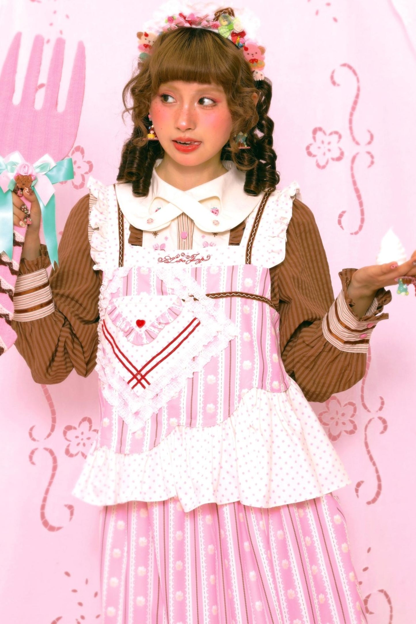 Sweet Pink Lace Vest