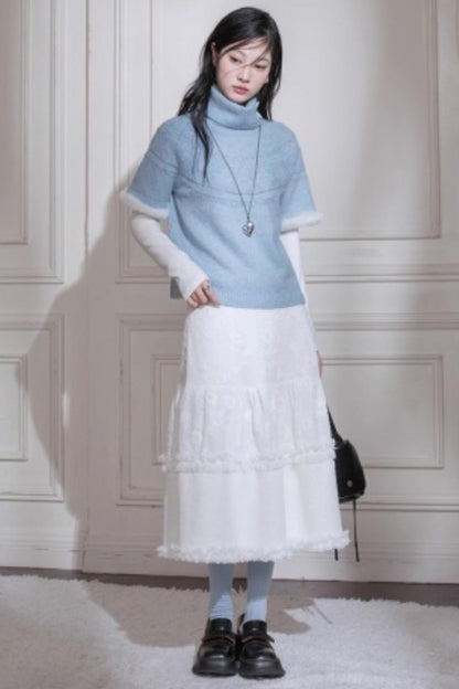 First Snow White Lace Skirt