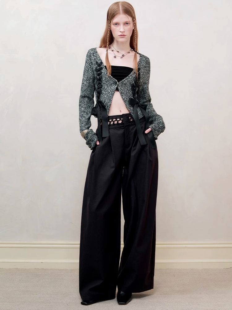 Wide Leg Western Pants