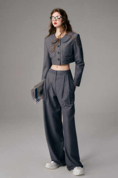 Loose Drape Suit Pants