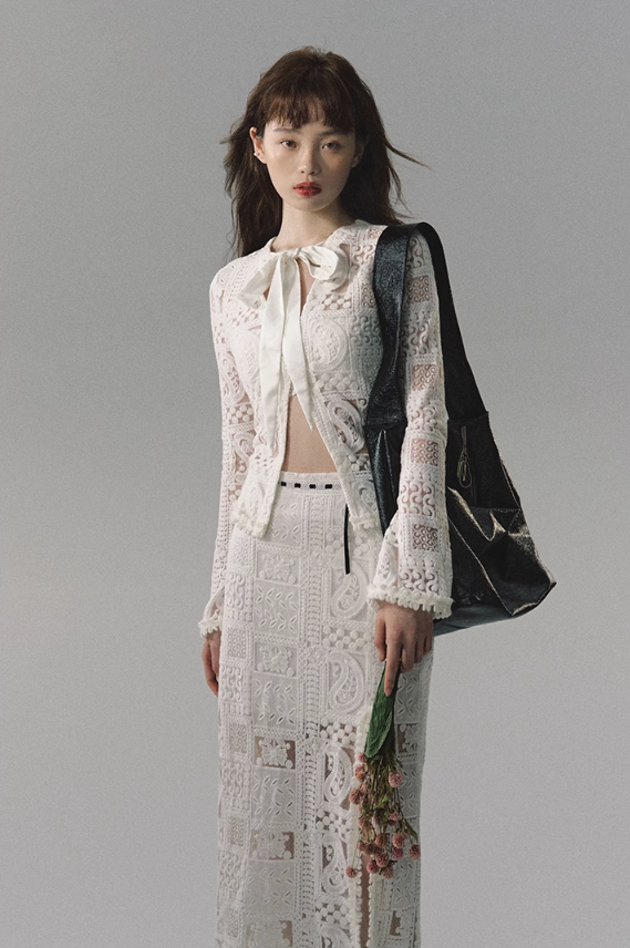 Lace Shirt & Skirt & Long Skirt