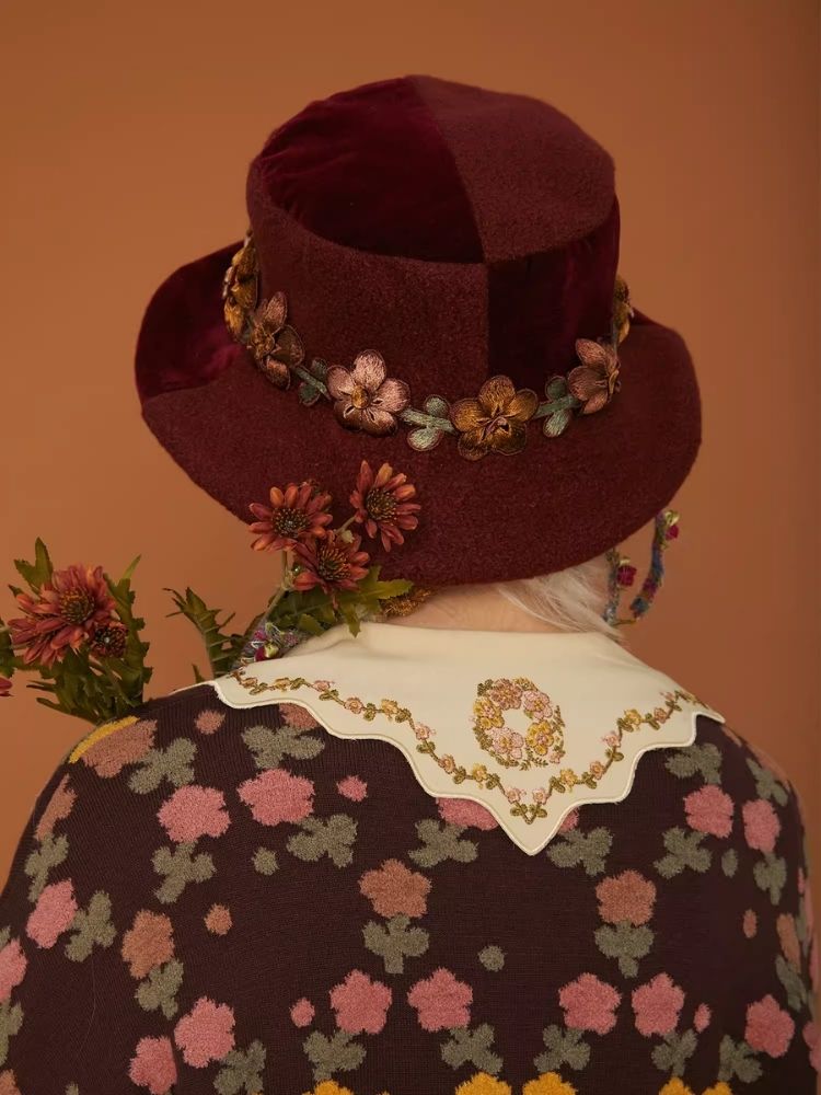 Patchwork Tweed Vintage Aged Bowler Hat