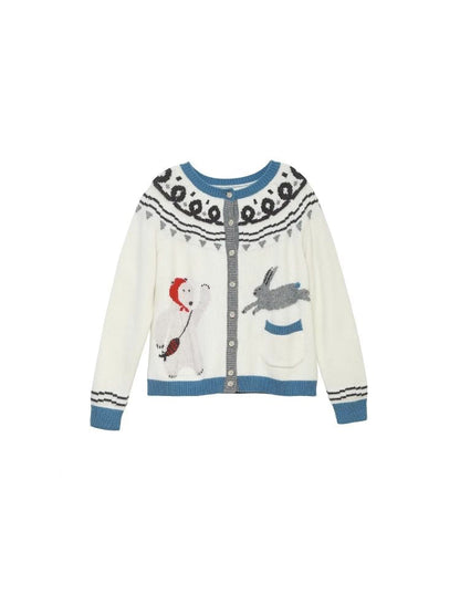 Scandinavian Childish Wool Cardigan