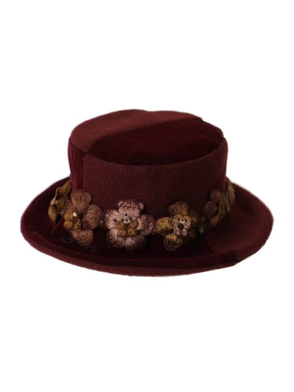 Patchwork Tweed Vintage Aged Bowler Hat