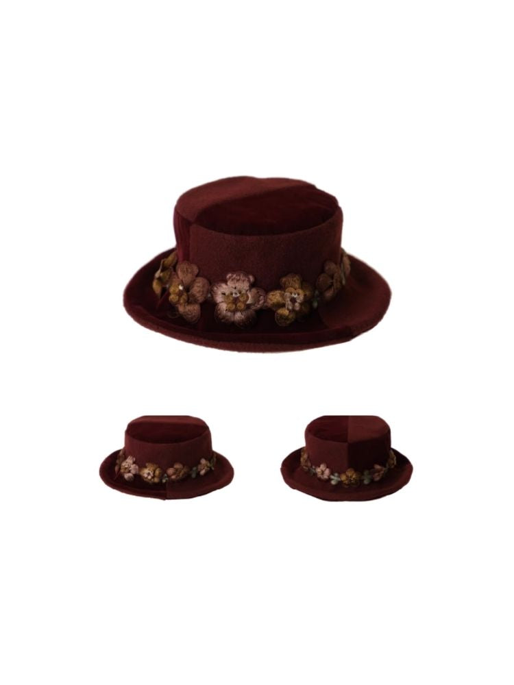 Patchwork Tweed Vintage Aged Bowler Hat