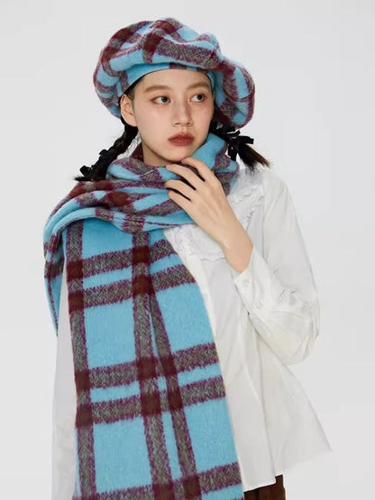 Tweed Oversized Cloud Beret