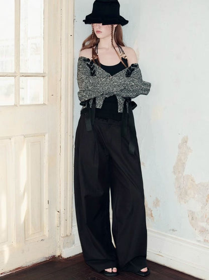 Wide Leg Western Pants