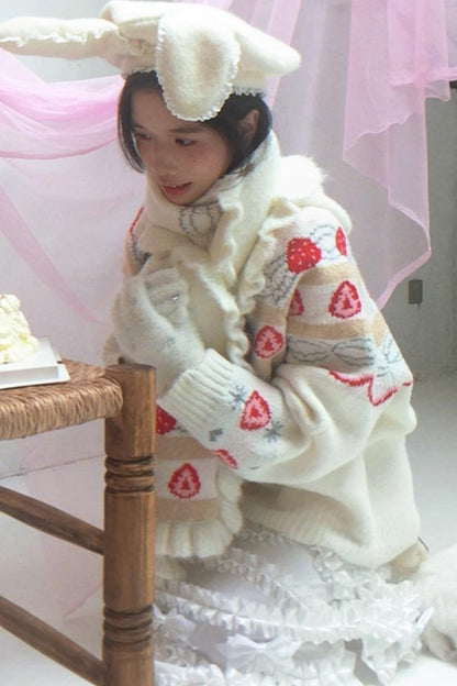 Happy Strawberry Cake Skirt