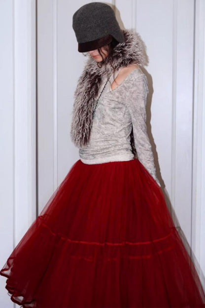 Vintage Acetate Knitted Top