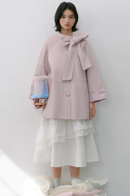 Sweet Bow Trench Coat