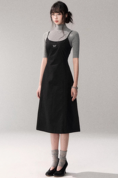 Retro Pure Cotton A-Line Dress