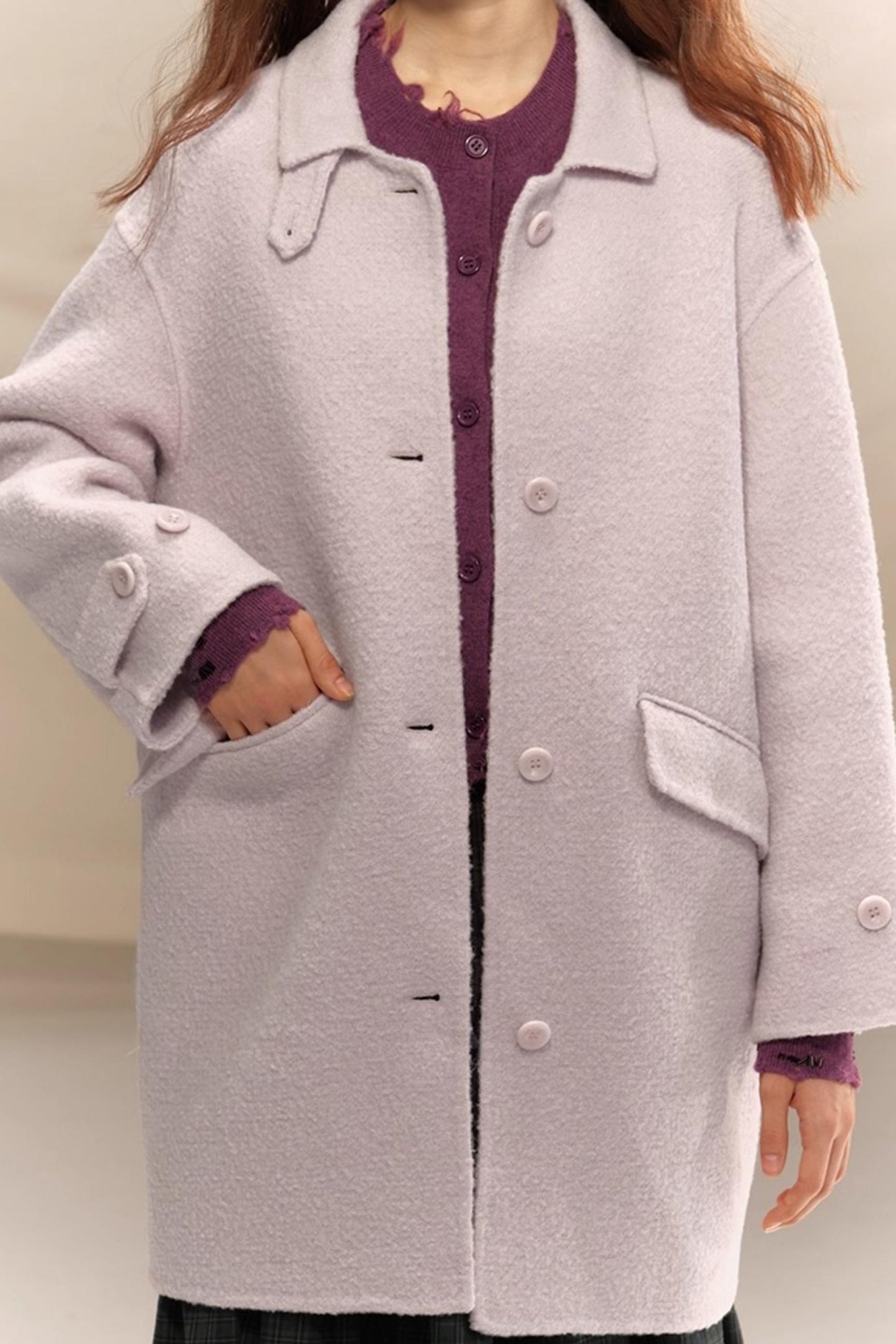 Merino Wool Nail Beads Cardigan