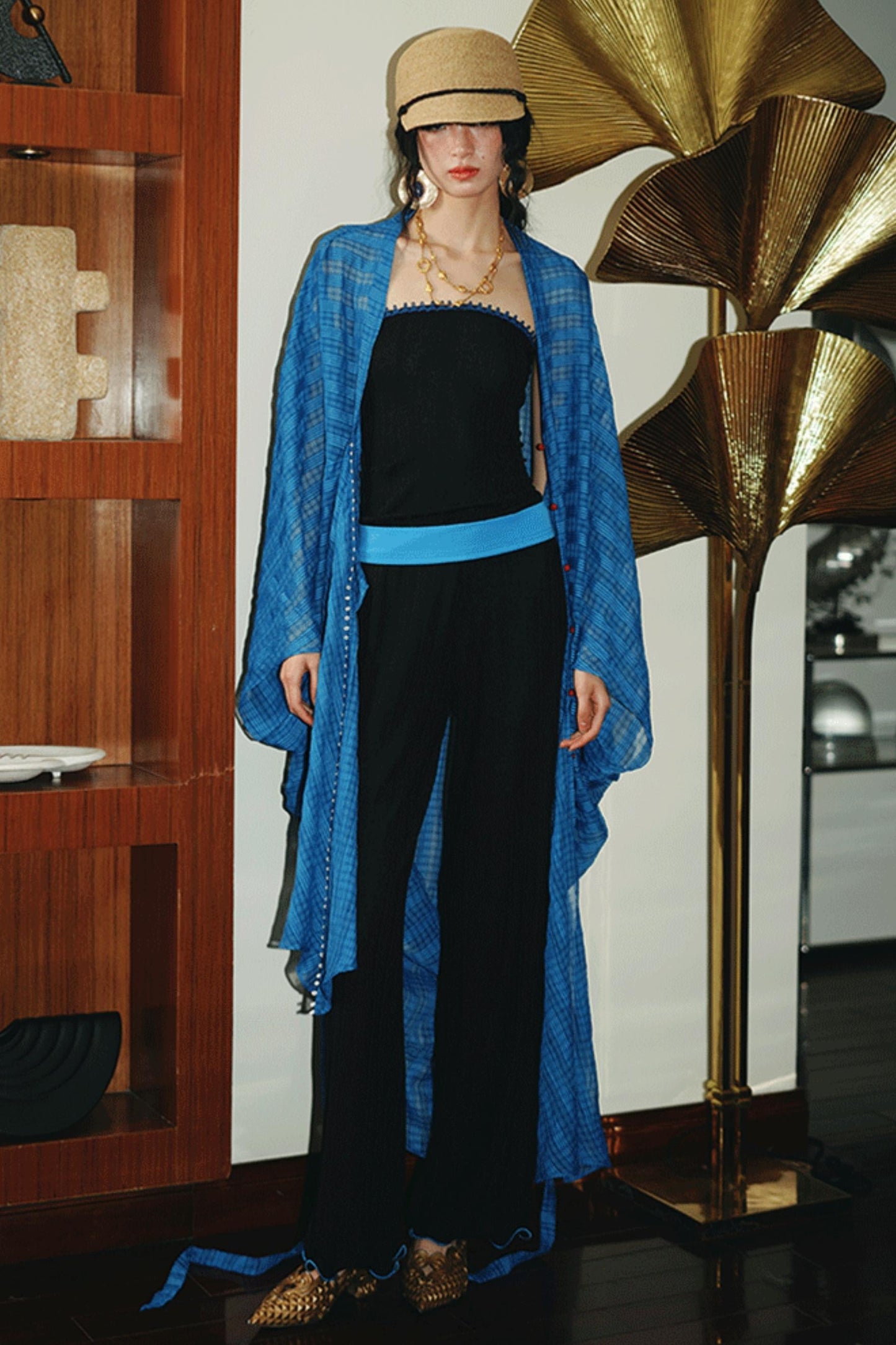 Silk Stripe Tank Top