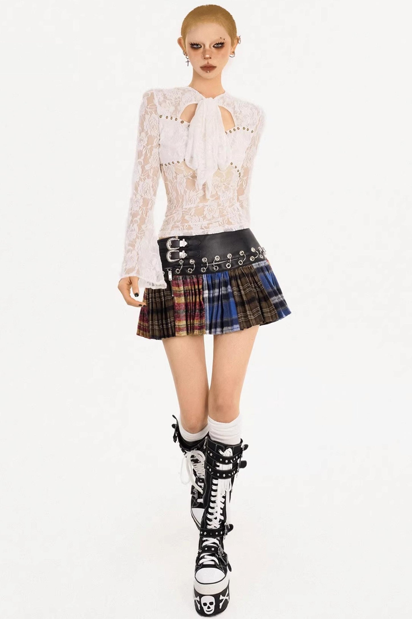 Molly Punk Plaid Skirt