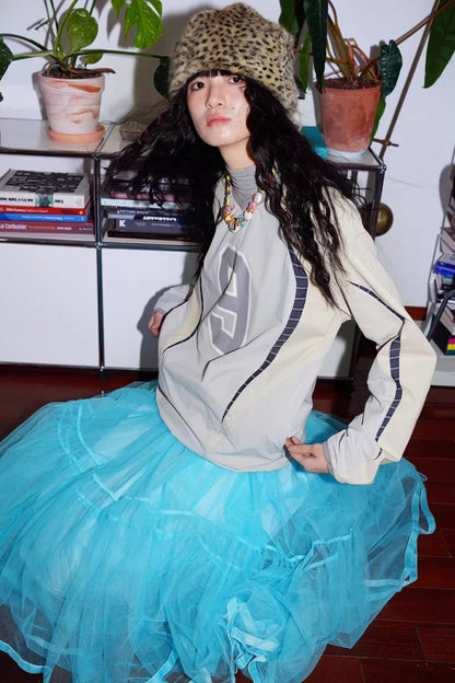 Autumn Retro Long-Sleeved Sweatshirt