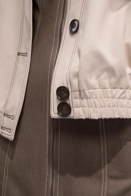 Mountain Apricot Navy Denim Jacket Set-Up