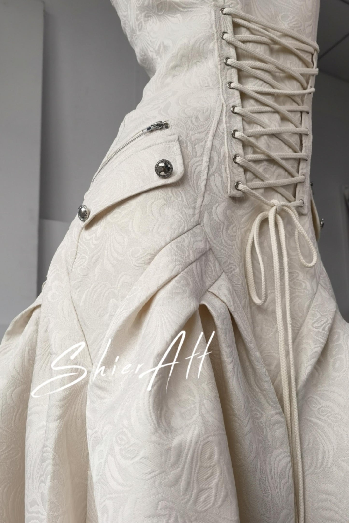 Stand-Up Collar Dress