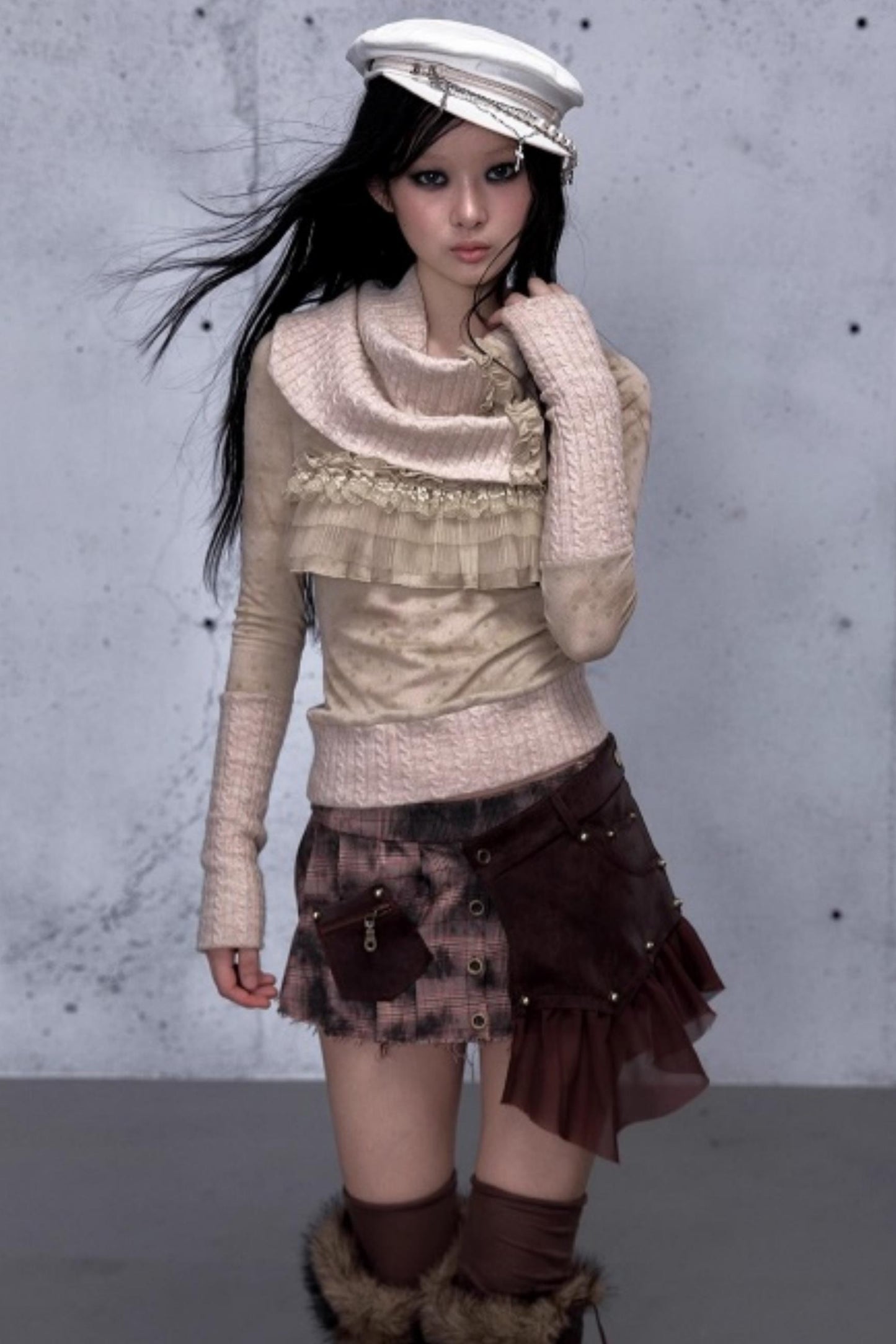 Vintage Retro Wool Knit Sweater