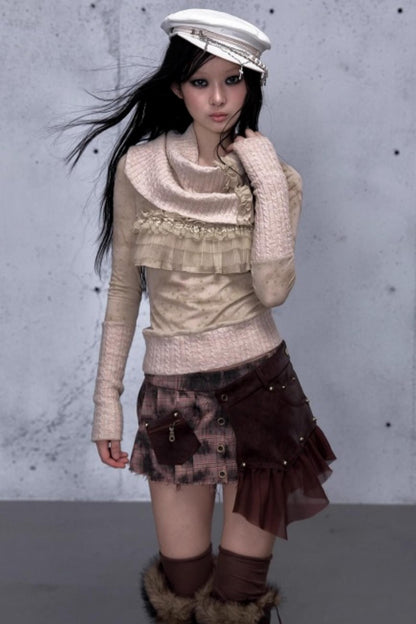 Vintage Retro Wool Knit Sweater