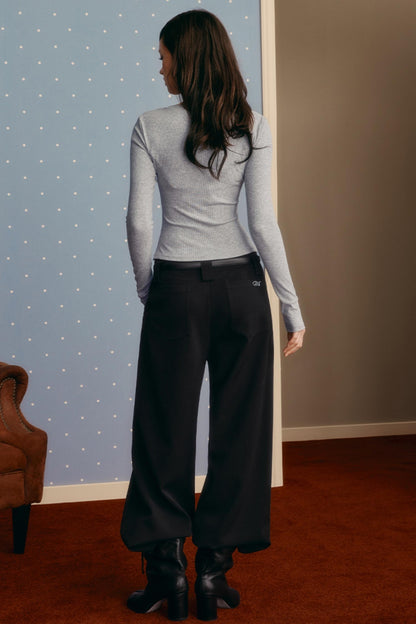 Long Sleeve Lace T-Shirt