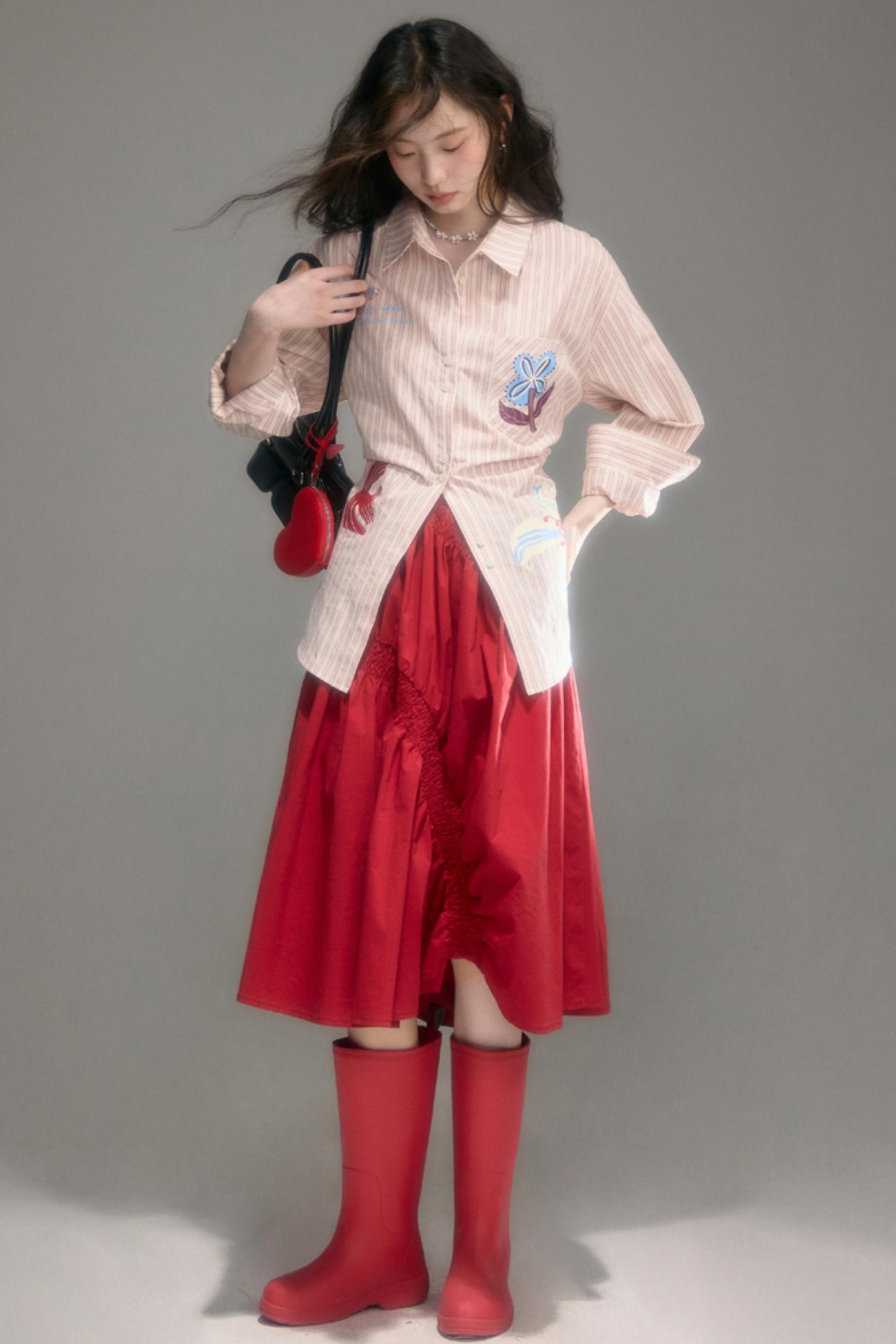 Flying Lily Striped Shirt