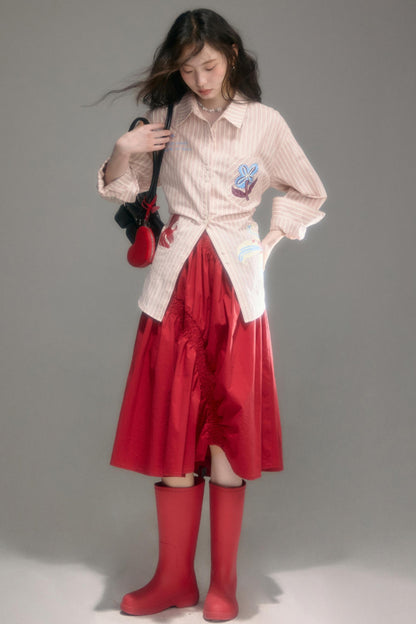 Flying Lily Striped Shirt