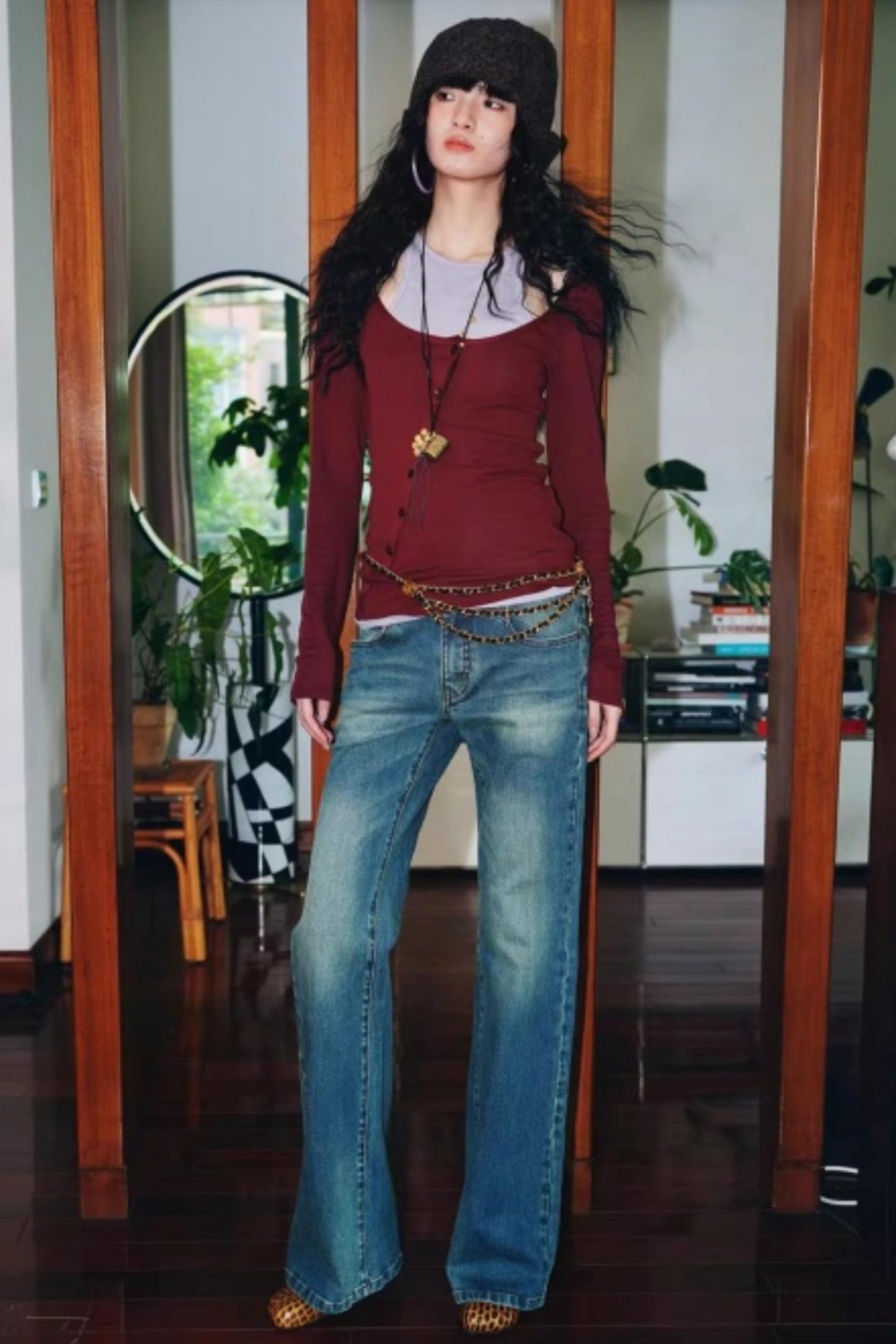 Slim Silk Wool Base Layer Top