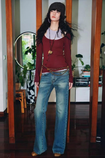 Slim Silk Wool Base Layer Top