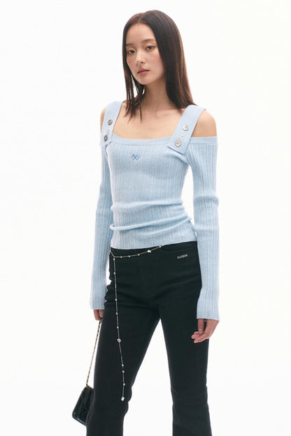 Wide Strap Slim Top