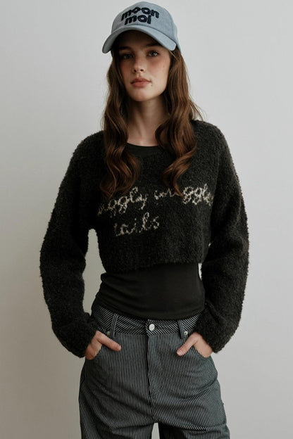 Light Luxury Wool Jacquard Sweater
