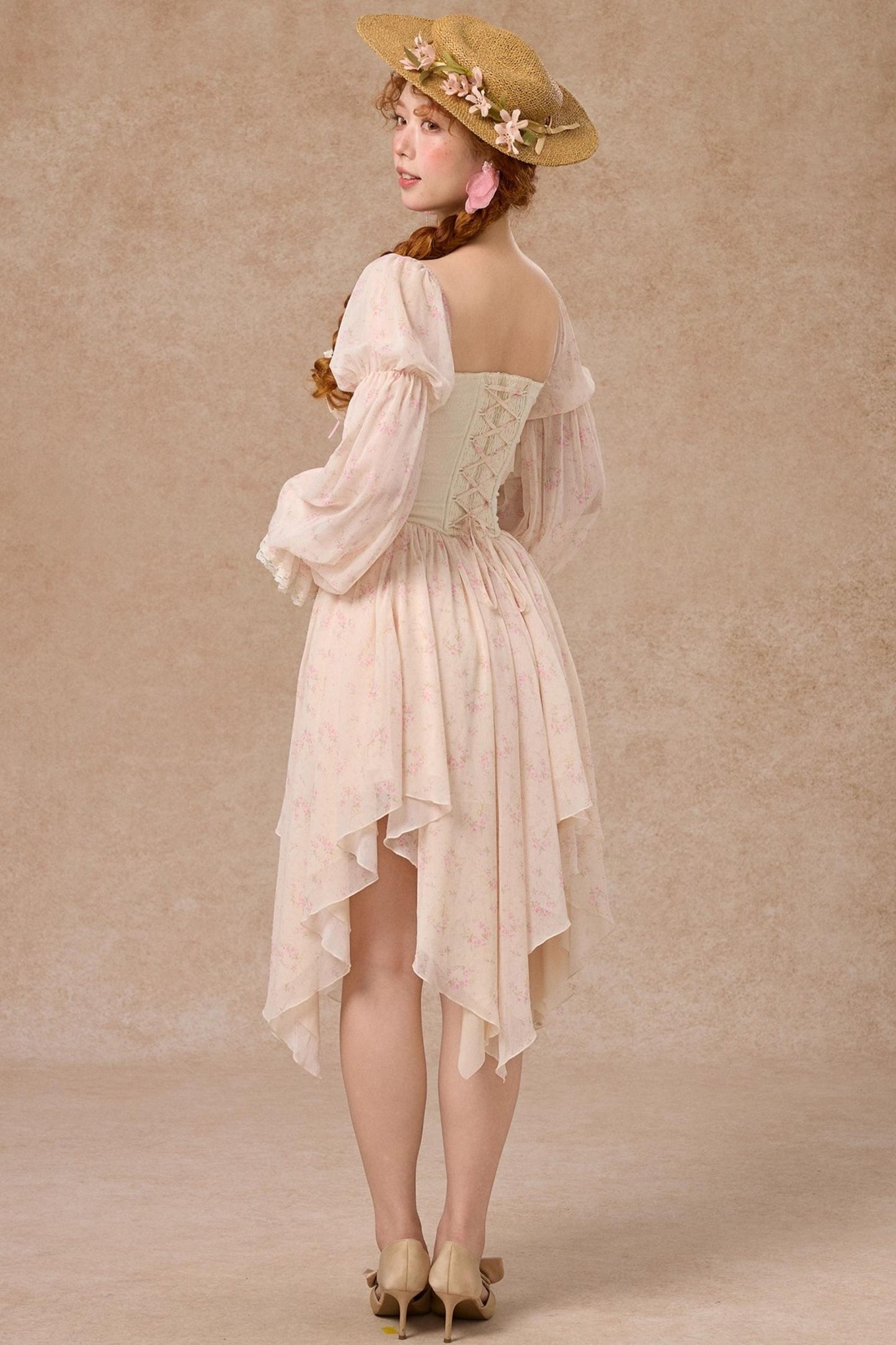 Custom Jacquard Corset Top